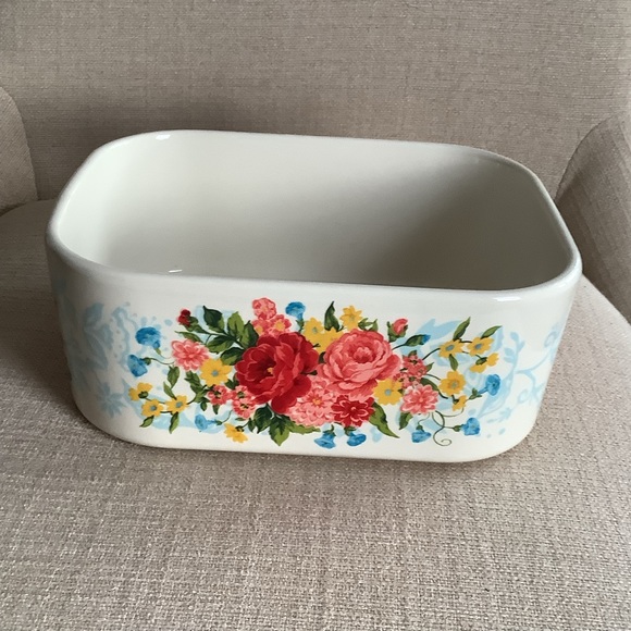 The pioneer woman sweet rose pattern, six piece, ceramic nesting set casseroles - Picture 12 of 16